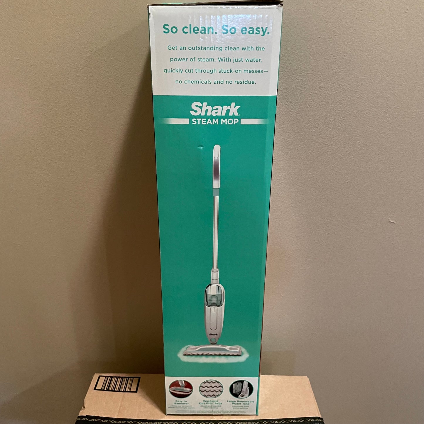 Shark S1000WM S1000 Steam Mop Hard Floor Cleaner With XL Removable Water  Tank