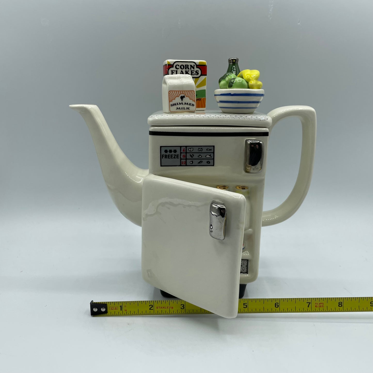 Vintage South-west Ceramics Refrigerator Teapot 1990 Tea Council England