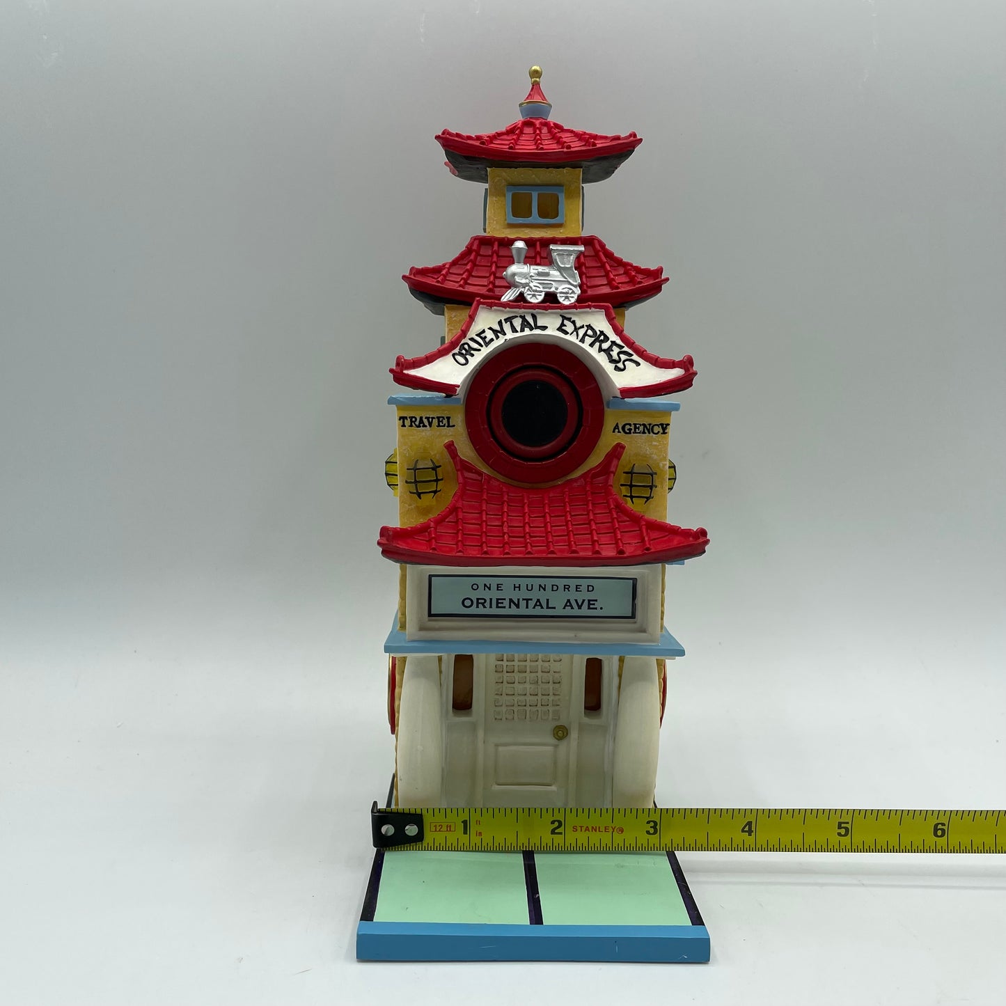 Dept. 56 Monopoly City Lights- 100 Oriental Express Ave