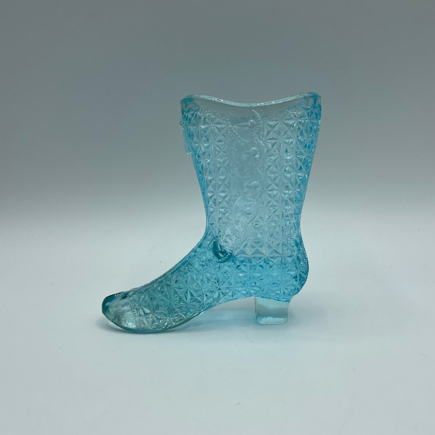 Fenton Blue Star Pattern Boot With Tassel