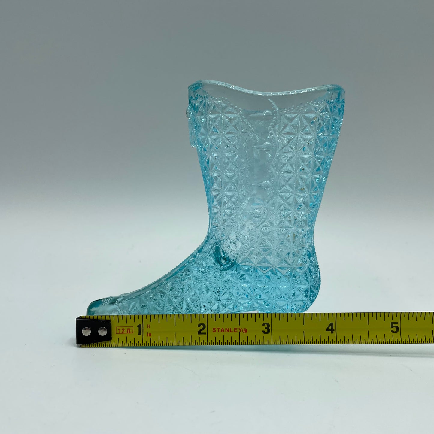 Fenton Blue Star Pattern Boot With Tassel