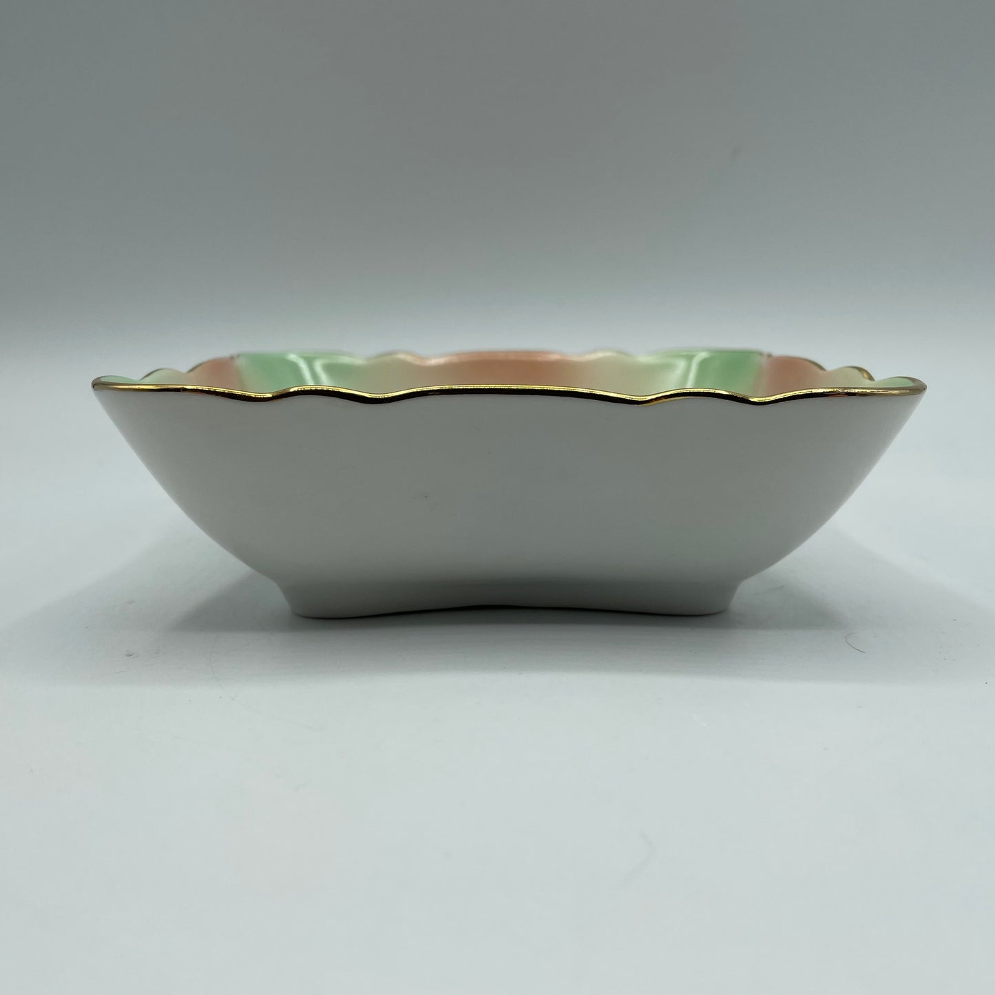 Decorative Square Bowl, Floral Pattern, Schuman Arzberg Germany