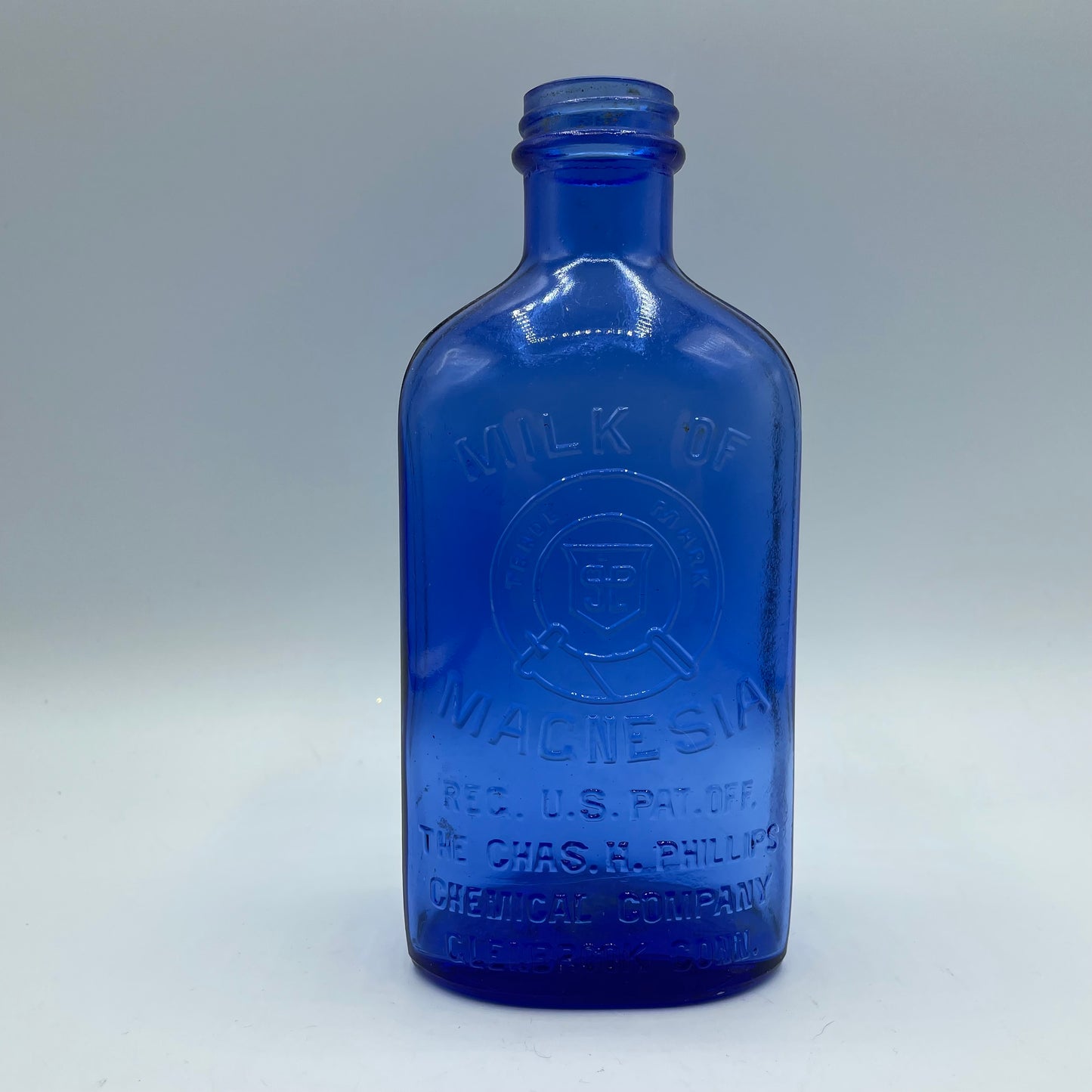 Mixed Vintage Bottles, Lysol, Milk of Magnesia, Lot of 6