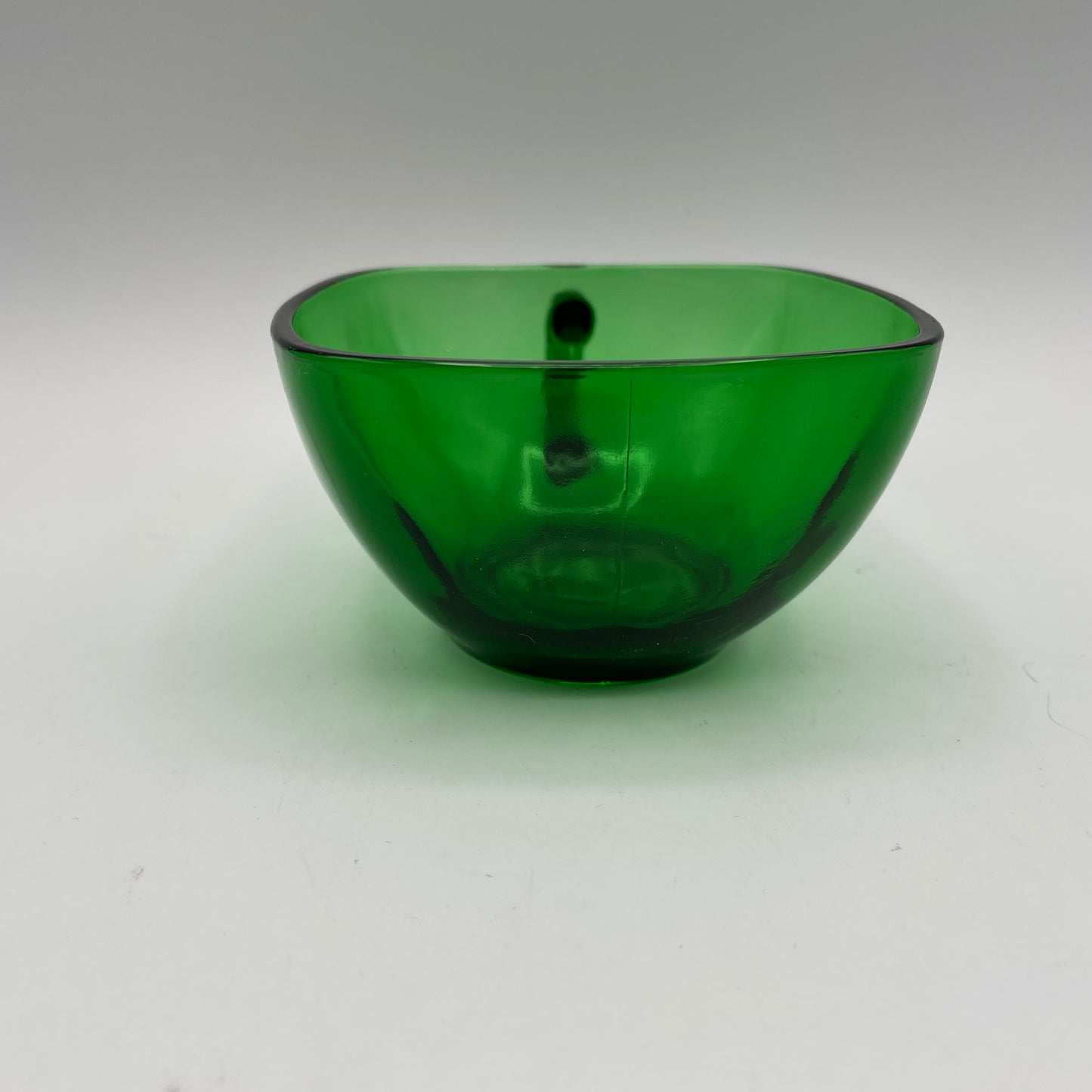 Anchor Hocking Green Charm Cup, Saucer and Cake Plate