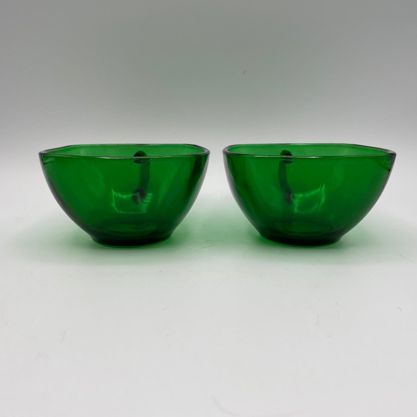 Anchor Hocking Green Charm Cups, Set of 4