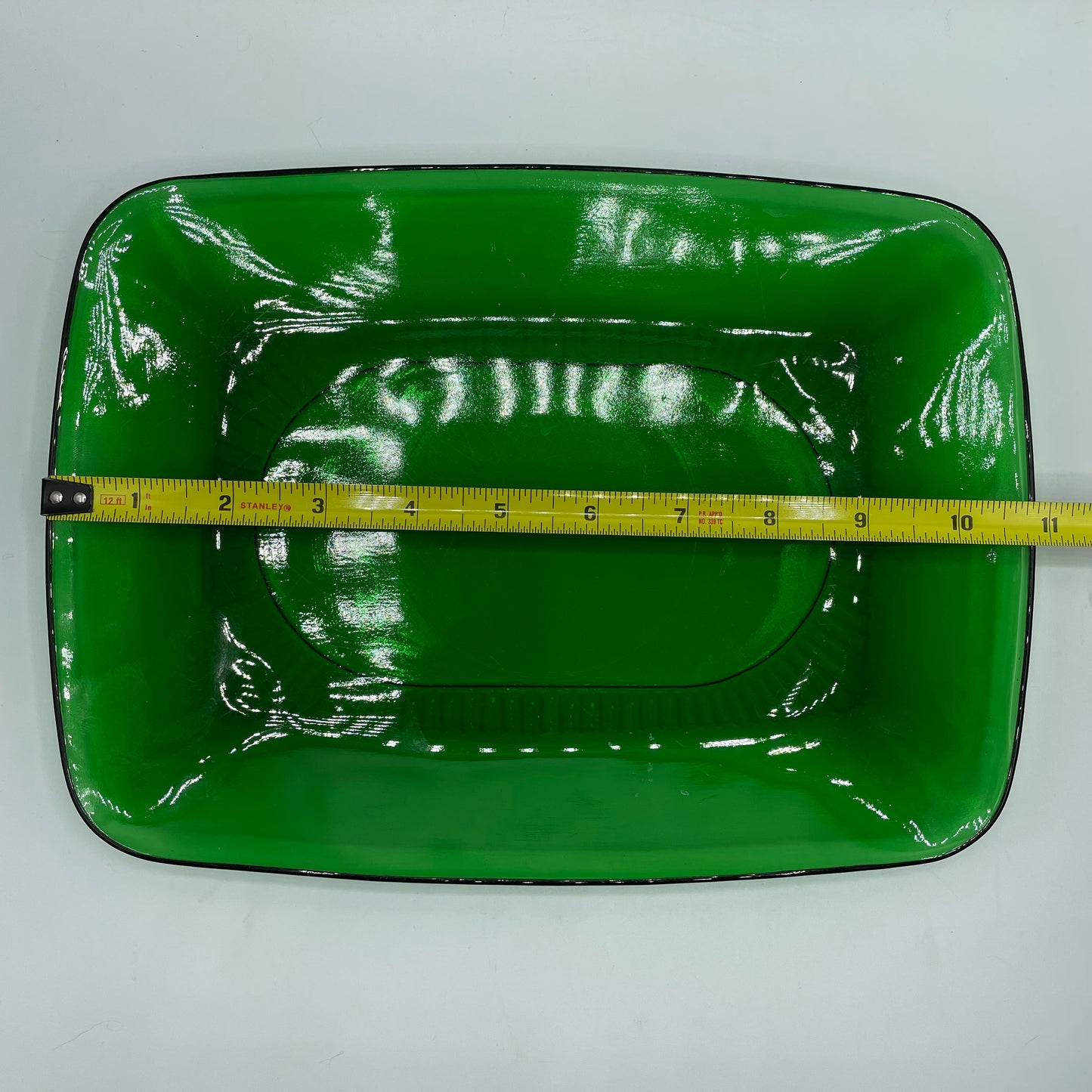 Anchor Hocking Green Charm 11" Plater