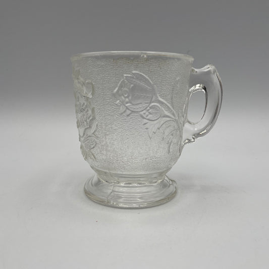 "In Fond Remembrance" EAPG Mug, Rose Pattern