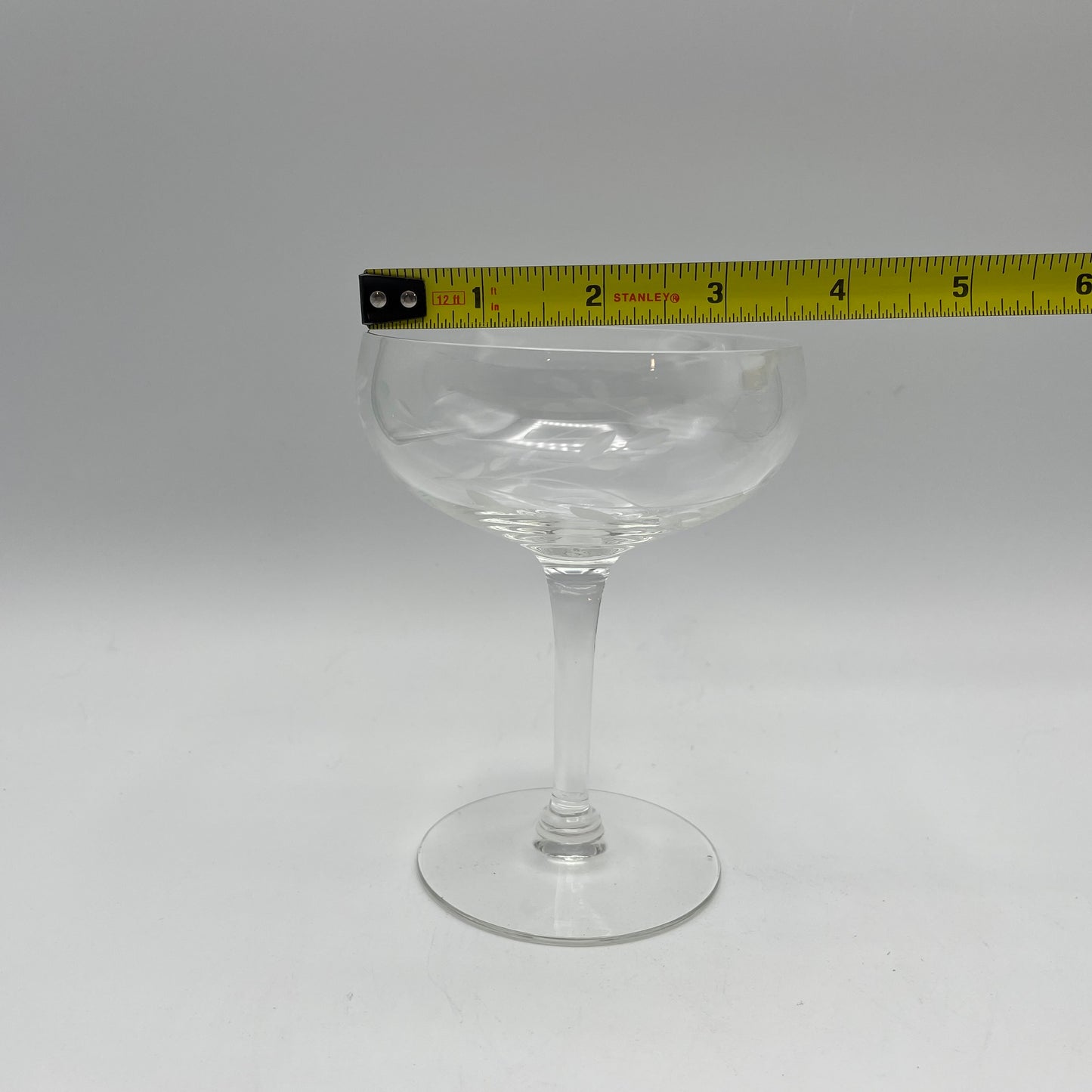 Princess House Champagne/Sherbet Glasses, Heritage Design, Set of 4