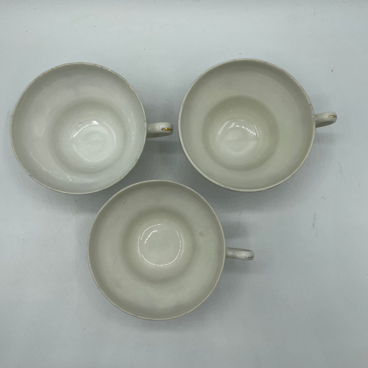 Moss Rose Tea Cups, Japan, Set of 3