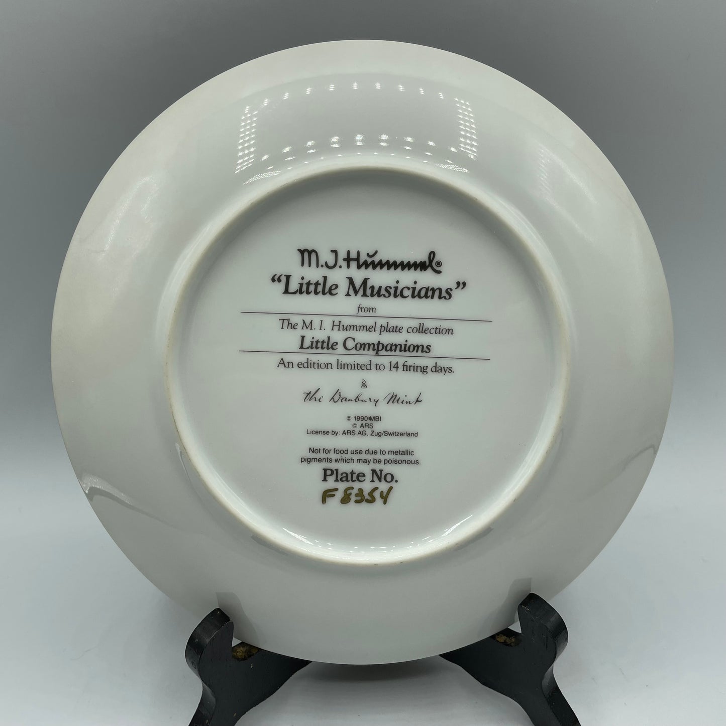 M.J. Hummel "Little Musicians" Little Companions Plate Collection